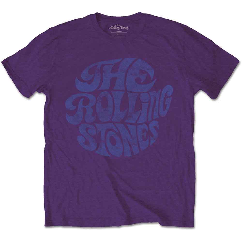 The Rolling Stones - Vintage 70s Logo Purple