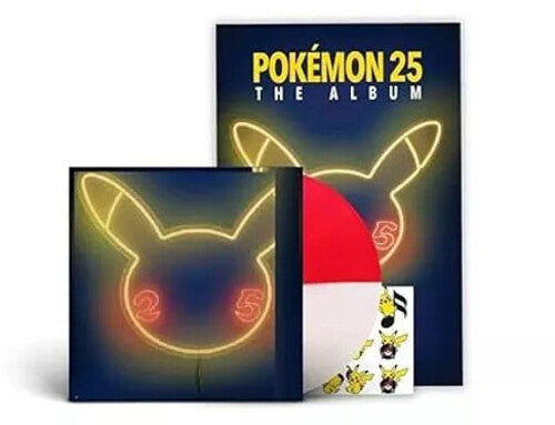 Various Artists - Pokemon 25: The Album (Limited Edition, Red & White Two-Tone Vinyl, Poster)