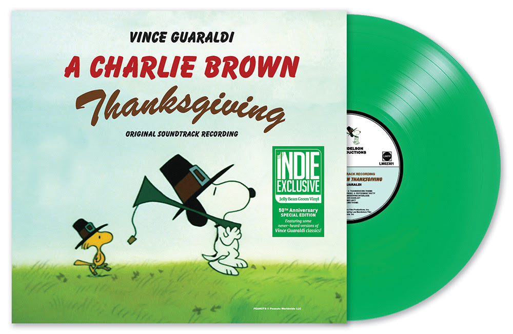 Order Vince Guaraldi - A Charlie Brown Thanksgiving (Indie Exclusive RSD Essential, Jellybean Green Vinyl)