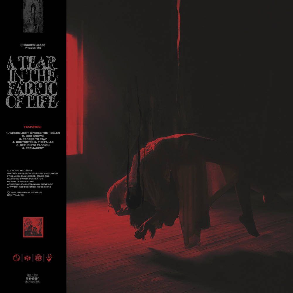 Buy Knocked Loose - A Tear In The Fabric Of Life (Limited, Indie Exclusive, Blood Red with Heavy Black Splatter Vinyl)