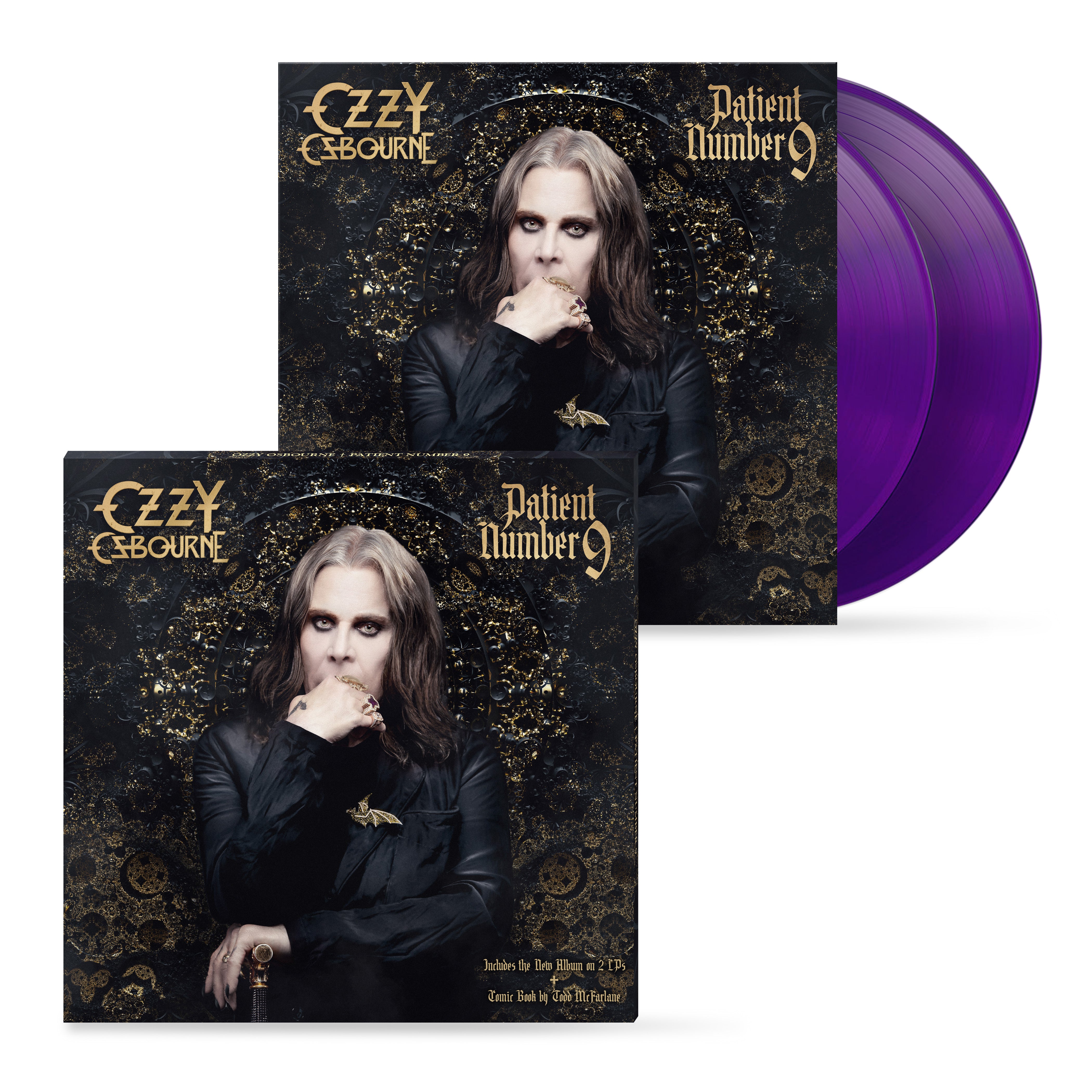 Buy Ozzy Osbourne - Patient Number 9 (Todd McFarlane Comic Book, 2xLP Crystal Violet Vinyl)