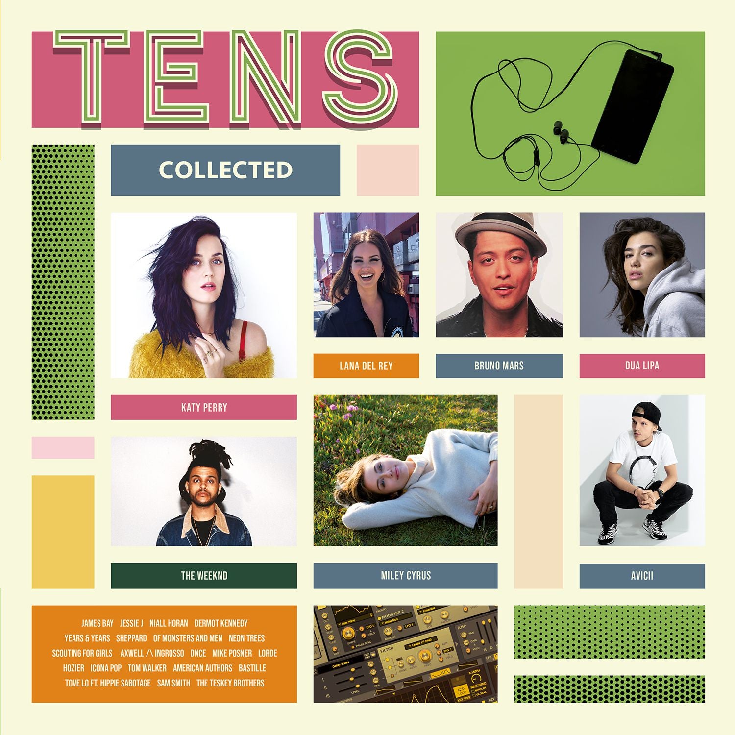 Buy Various Artists - Tens Collected (Import, Numbered, Limited Edition 2xLP Translucent Blue Vinyl)