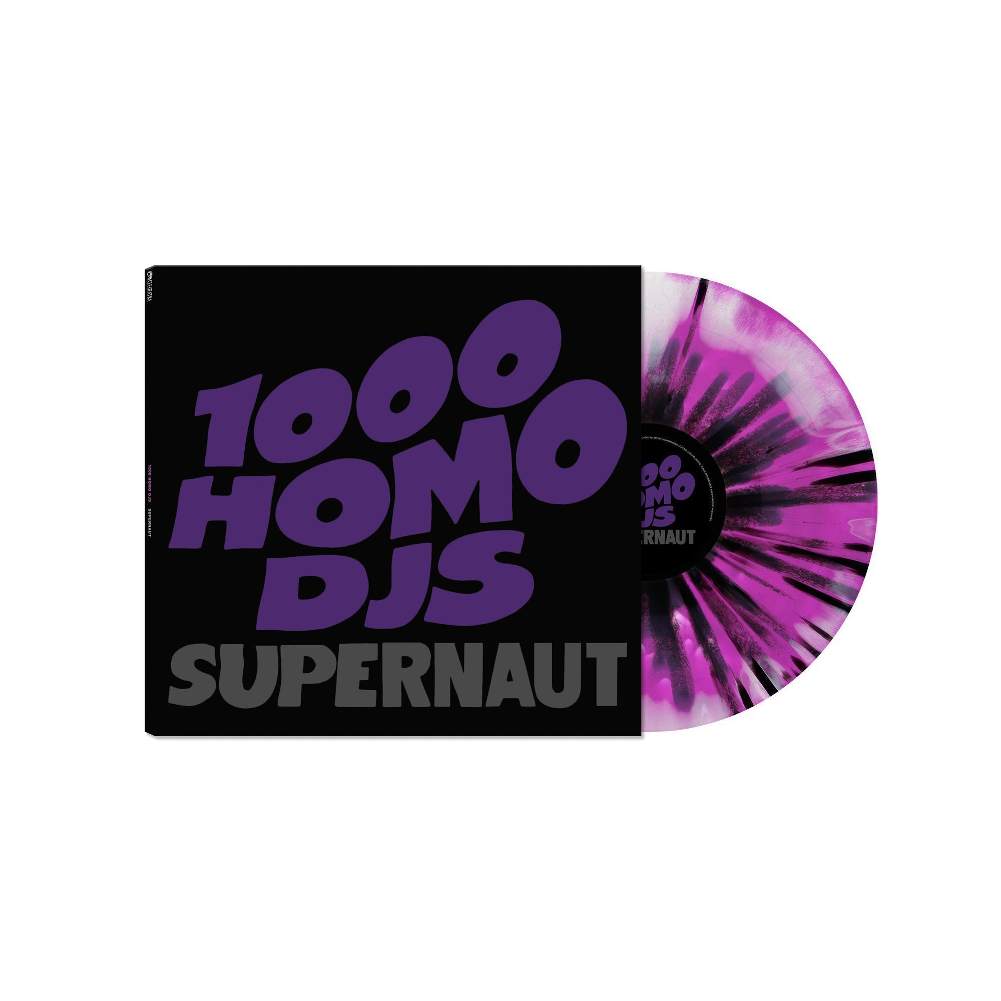 1000 Homo Djs - Supernaut [Magenta/Black/White Haze/Splatter Vinyl]