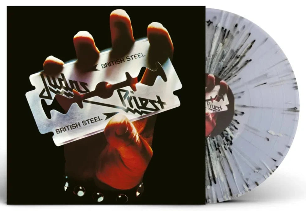 Order Judas Priest -British Steel (Black w/ White Splatter Vinyl)