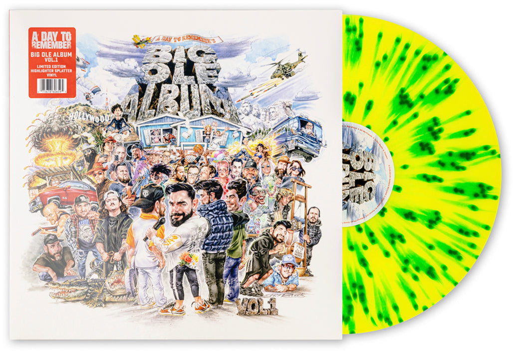 Order A Day To Remember - Big Ole Album Vol. 1 (Indie Exclusive Highlighter Splatter Vinyl)