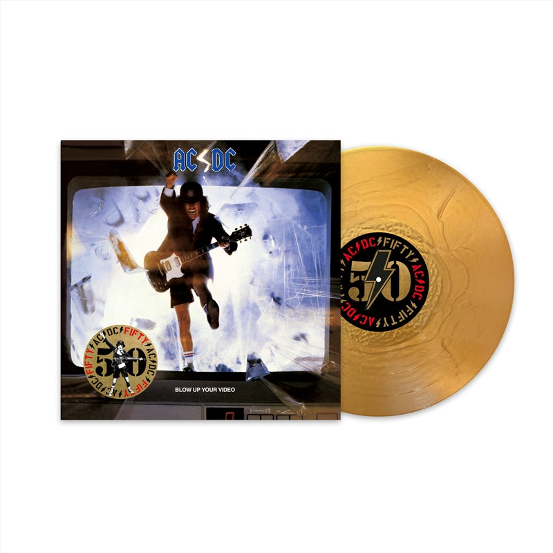 Order AC/DC - Blow Up Your Video (50th Anniversary Gold Vinyl)