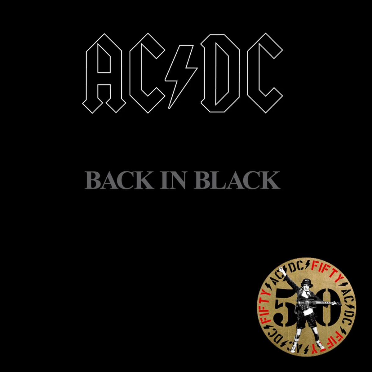 AC/DC - Back In Black (50th Anniversary Edition, Gold Color Vinyl)