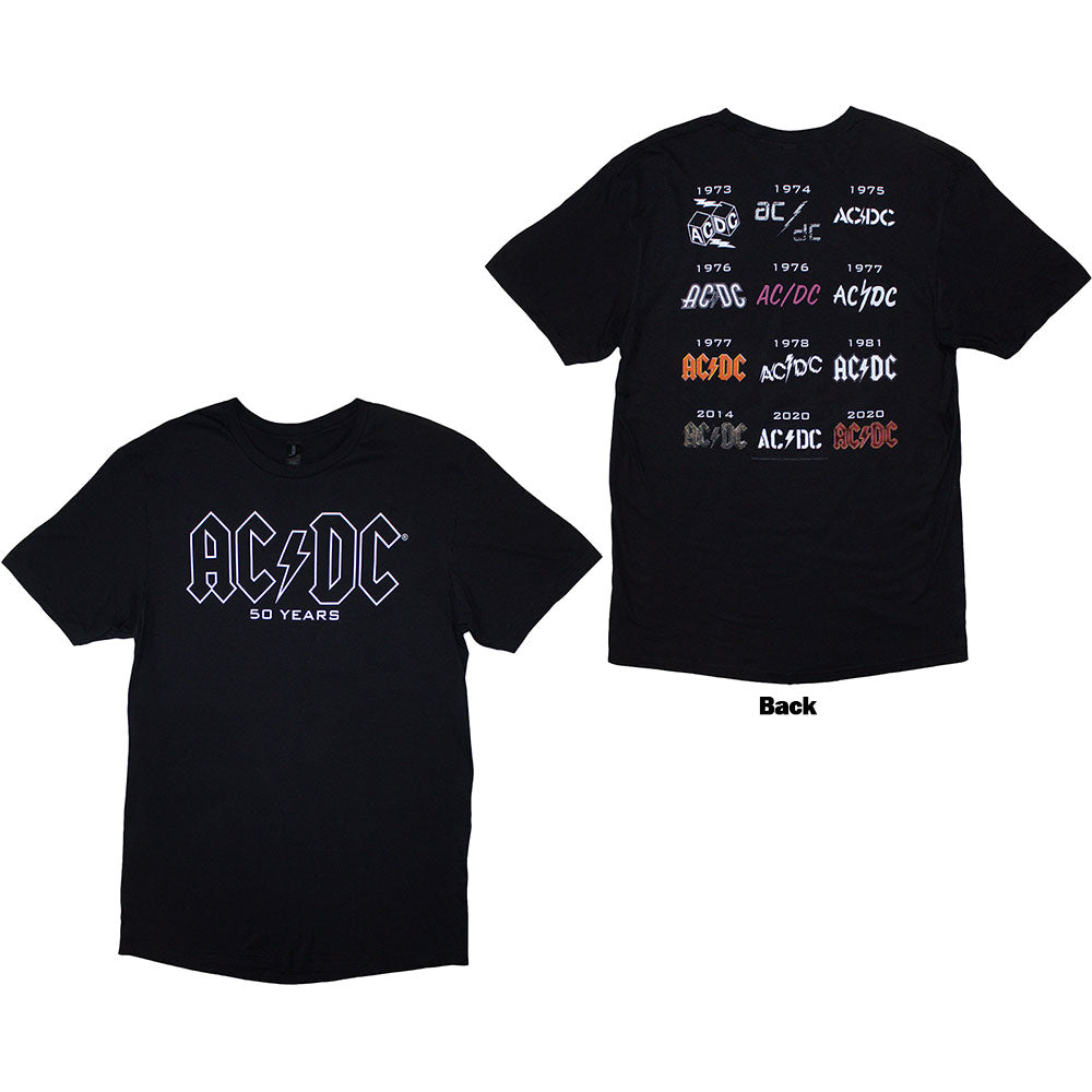 AC/DC - History Logo Black