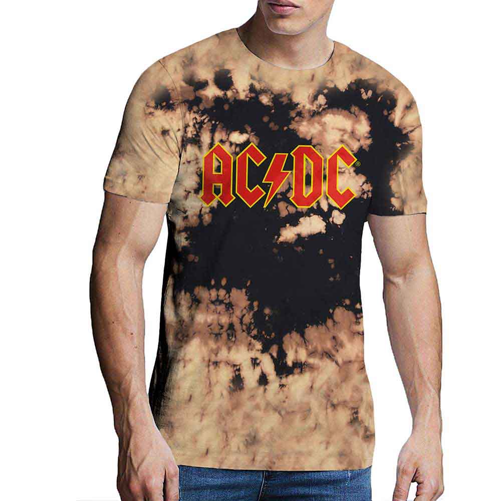 AC/DC - Logo Brown, Black