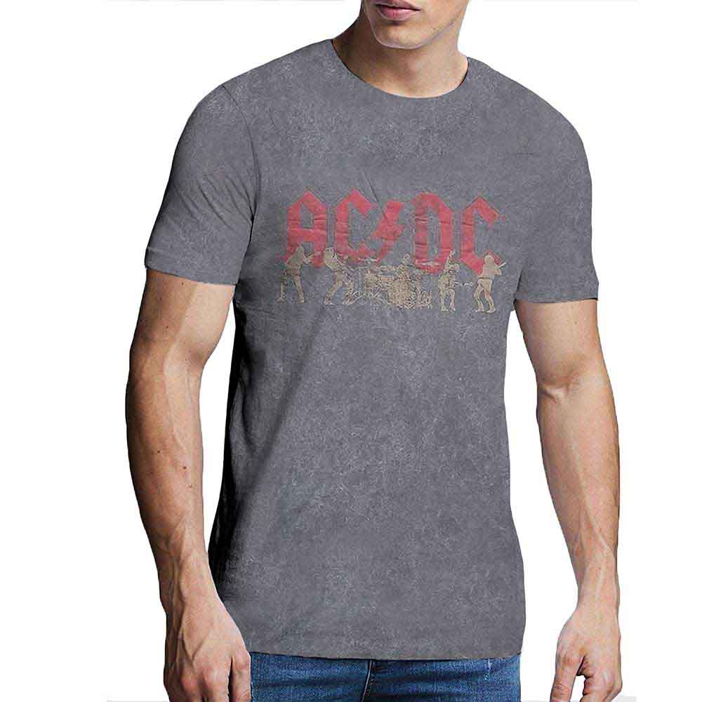 AC/DC - Vintage Silhouettes Grey