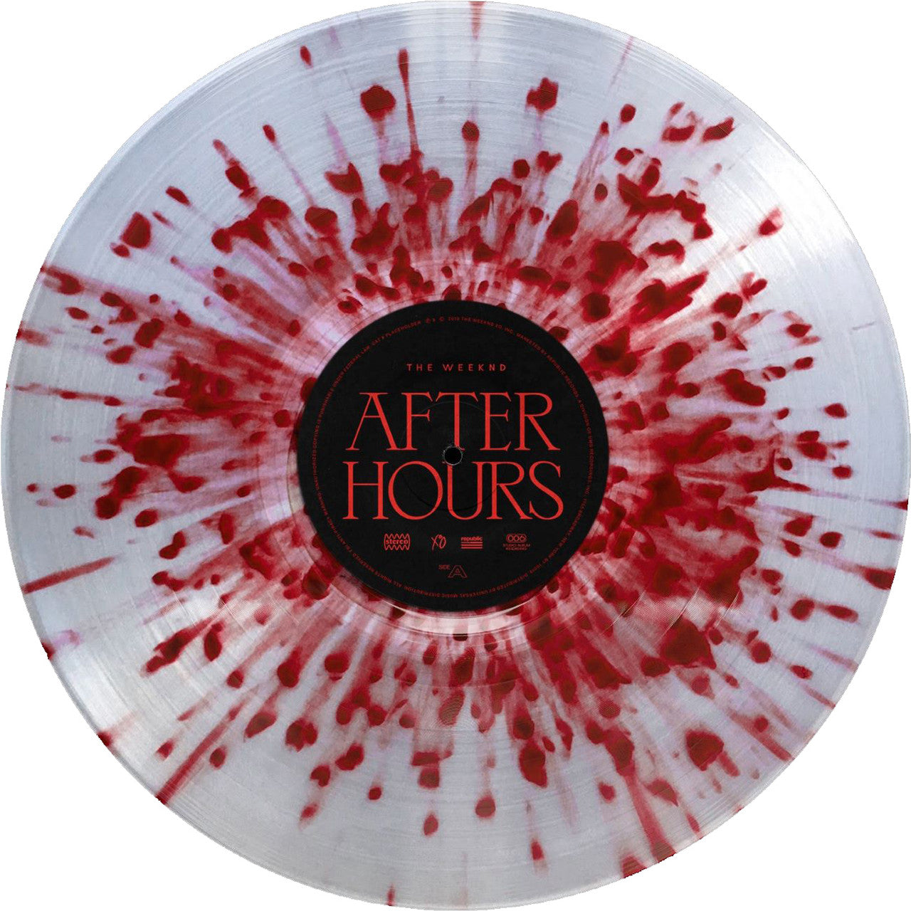 The Weeknd - After Hours [Explicit Content] (Limited Edition, White/Clear Splatter Vinyl) (2 LP)