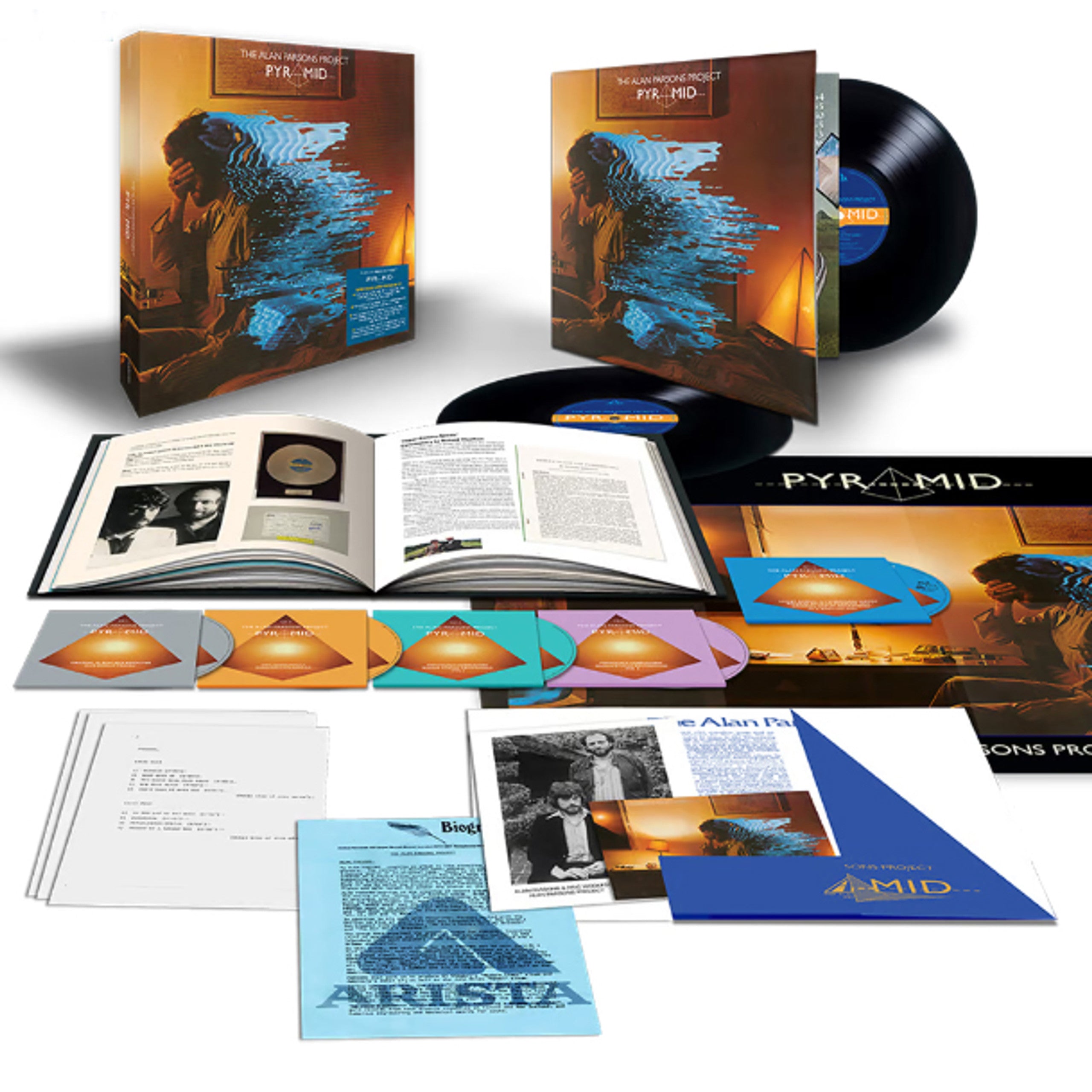 Order Alan Parsons Project - Pyramid (Super Deluxe Box Set, 2xLP Half-Speed Mastered 180g 45rpm Vinyl + Blu-ray)