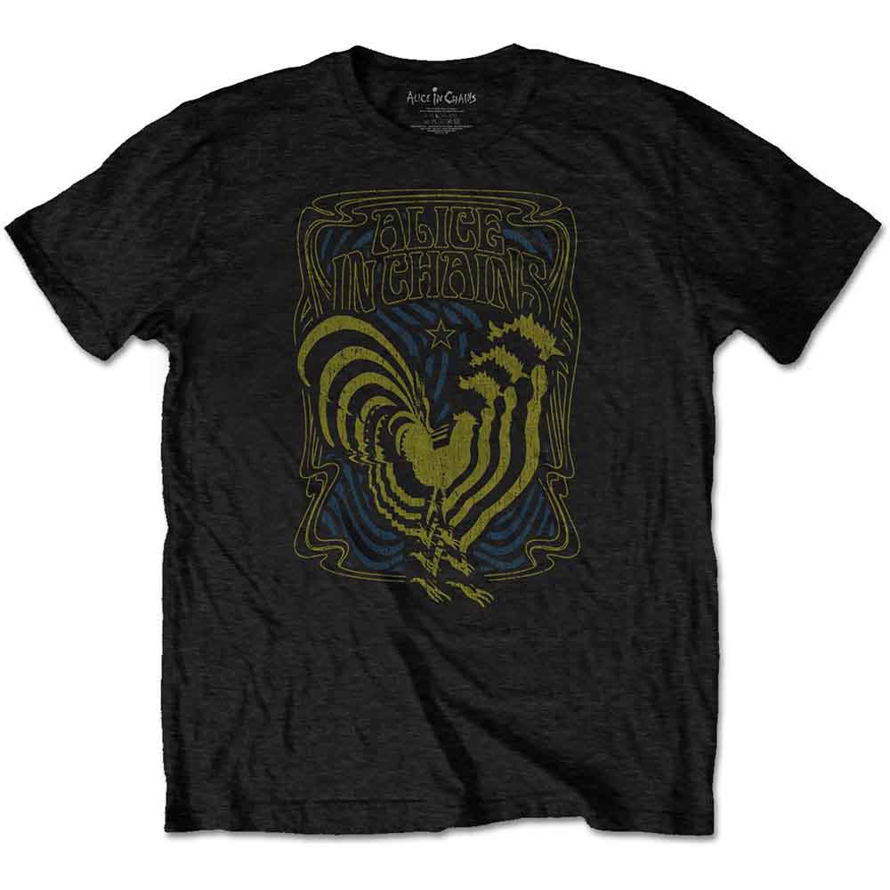 Alice In Chains - Psychedelic Rooster Black