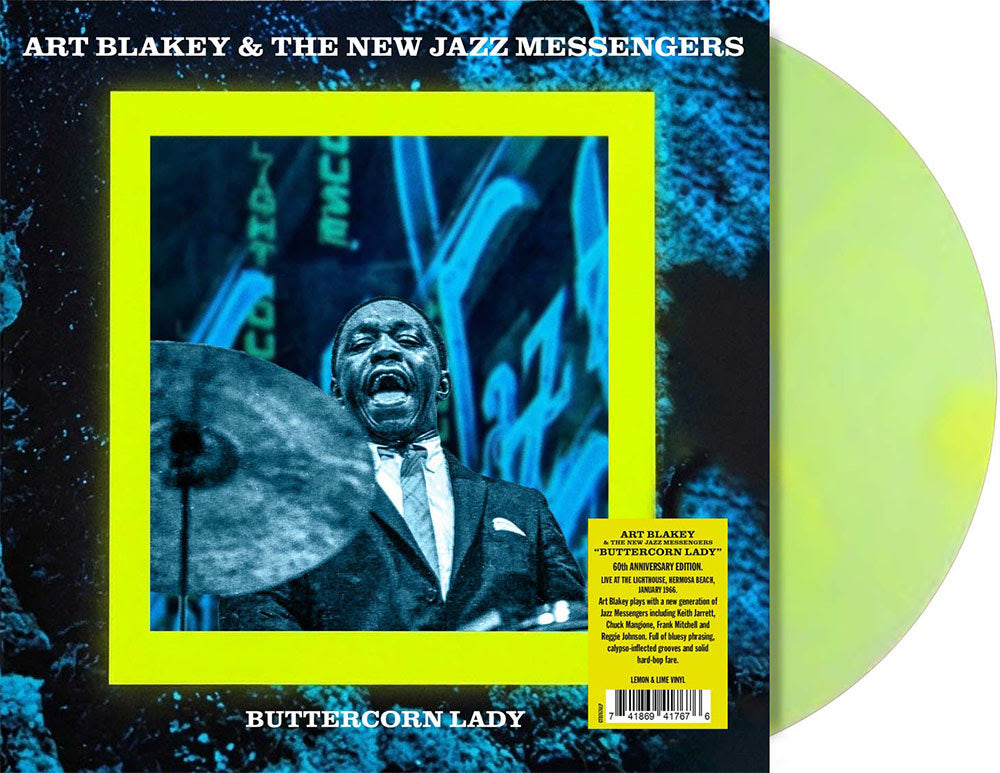 Art Blakey & The New Jazz Messengers - Buttercorn Lady - Live At The Lighthouse, Hermosa Beach, 1966 (Indie Exclusive) [180G Lemon & Lime Vinyl]