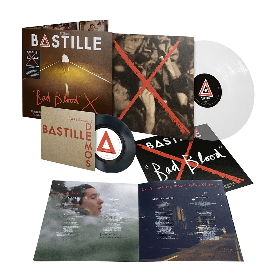 Order Bastille - Bad Blood X (10th Anniversary, Limited Edition Clear Vinyl + Bonus 7" Single)