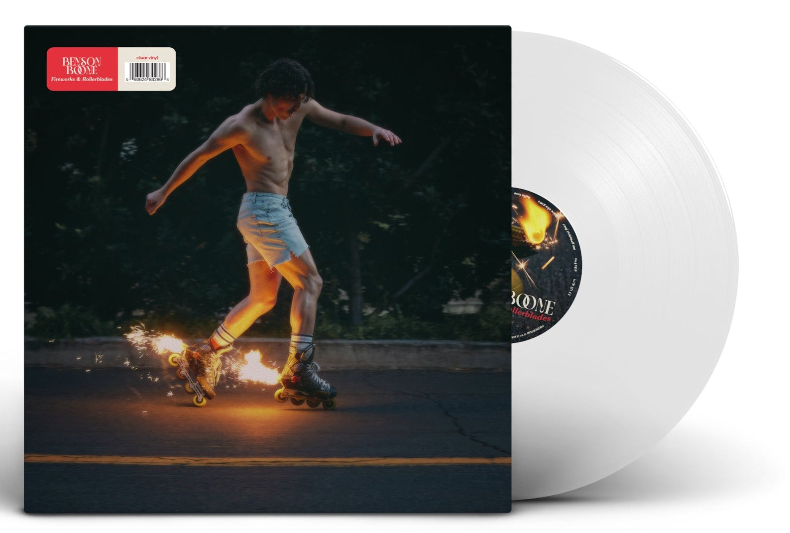 Order Benson Boone - Fireworks & Rollerblades (Clear Vinyl)