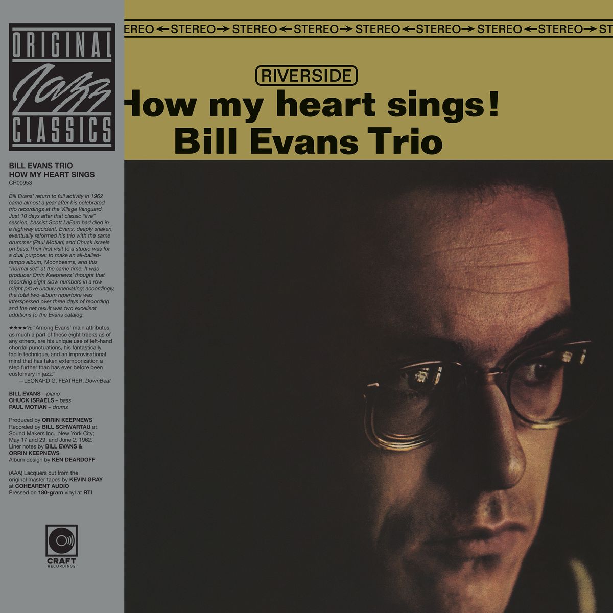 Bill Evans Trio - How My Heart Sings (Original Jazz Classics Series) (180G) [LP]