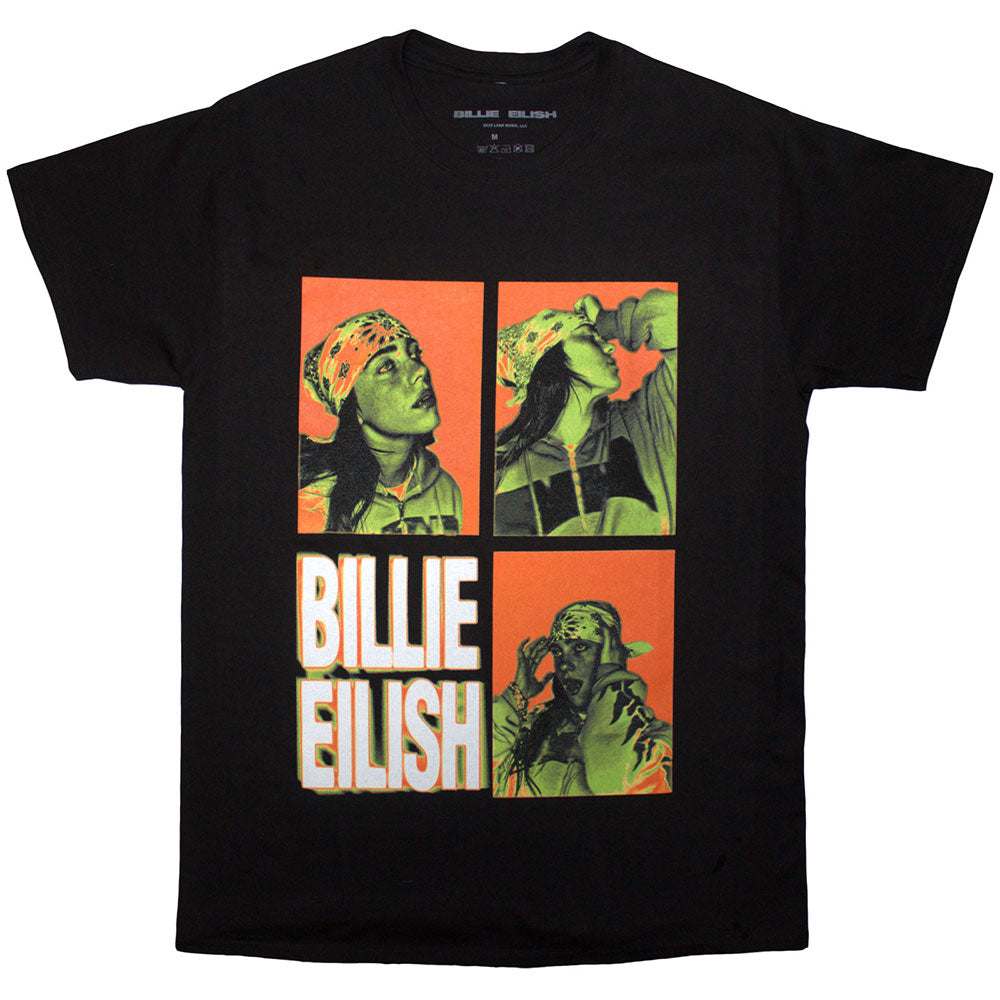 Billie Eilish - 3 Photo Logo Black