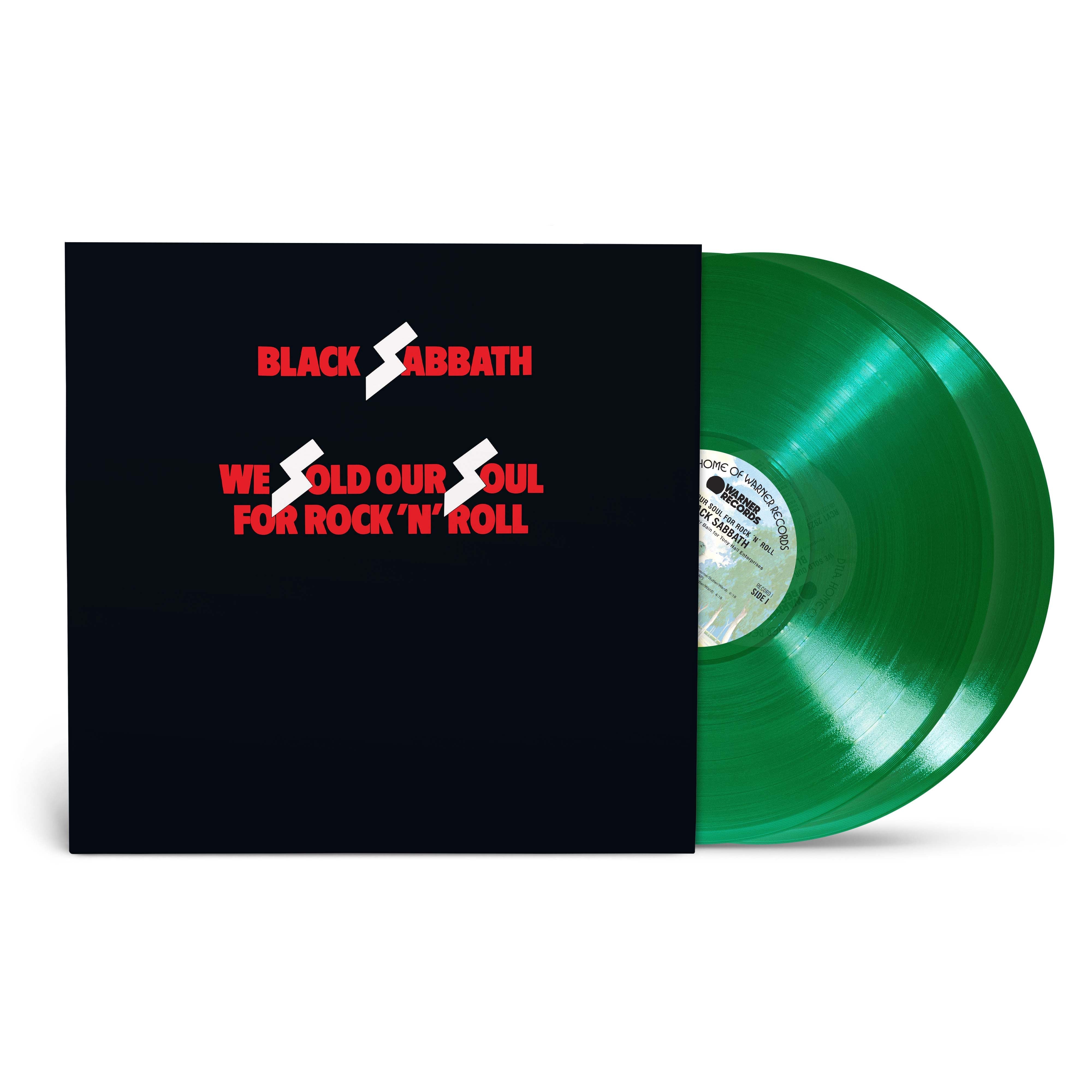 Black Sabbath - We Sold Our Souls To Rock 'N' Roll (RKTBR25)(2LP Translucent Green Vinyl)
