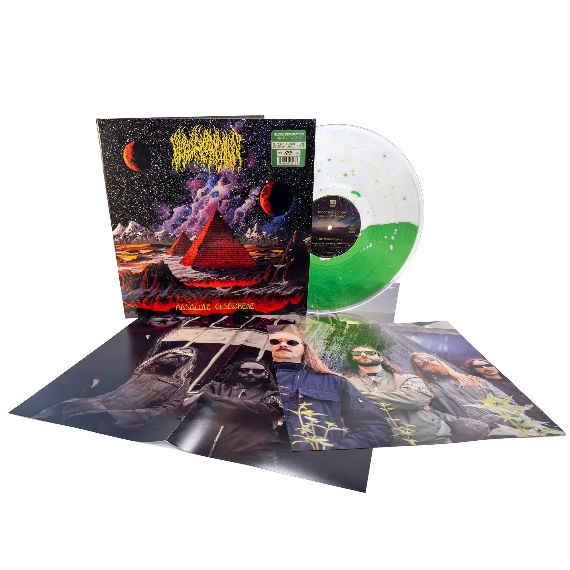 Blood Incantation - Absolute Elsewhere (Ltd. Deluxe) [Emerald Liquid Filled Vinyl]