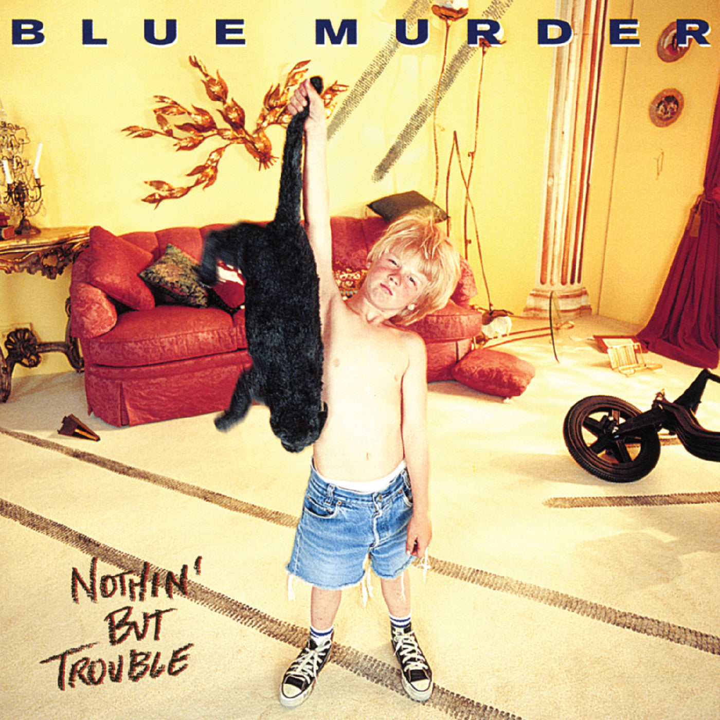 Blue Murder - Nothin' But Trouble (Remastered) (Blue W/ Black Cat Swirl Vinyl) (Vinyl)
