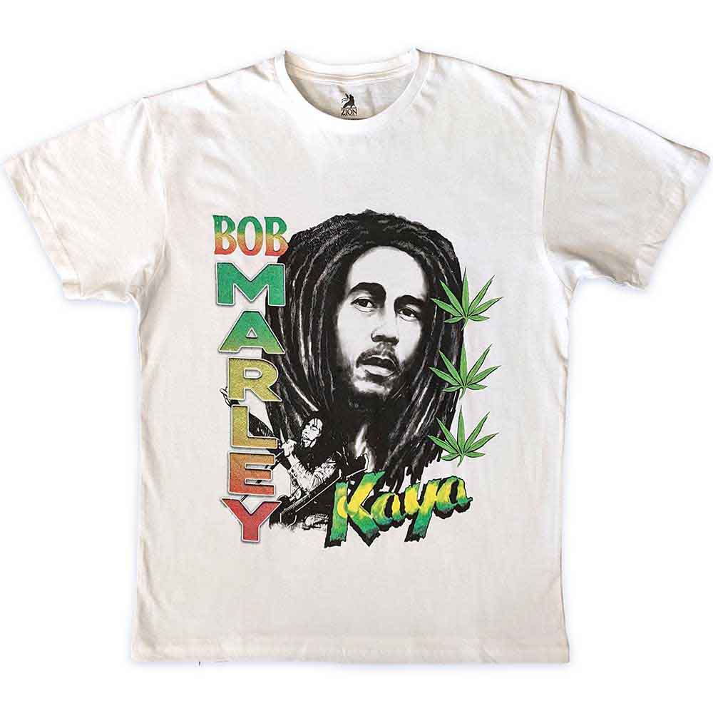 Bob Marley - Kaya Illustration White