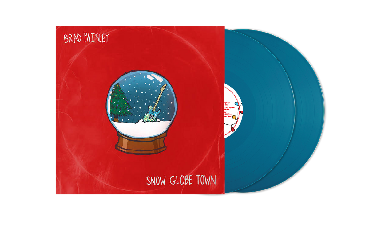 Brad Paisley - Snow Globe Town [Aqua Vinyl] [2LP]