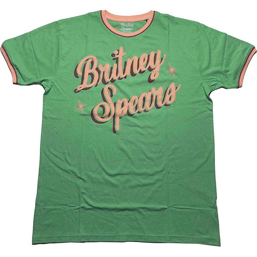 Britney Spears - Retro Text Green