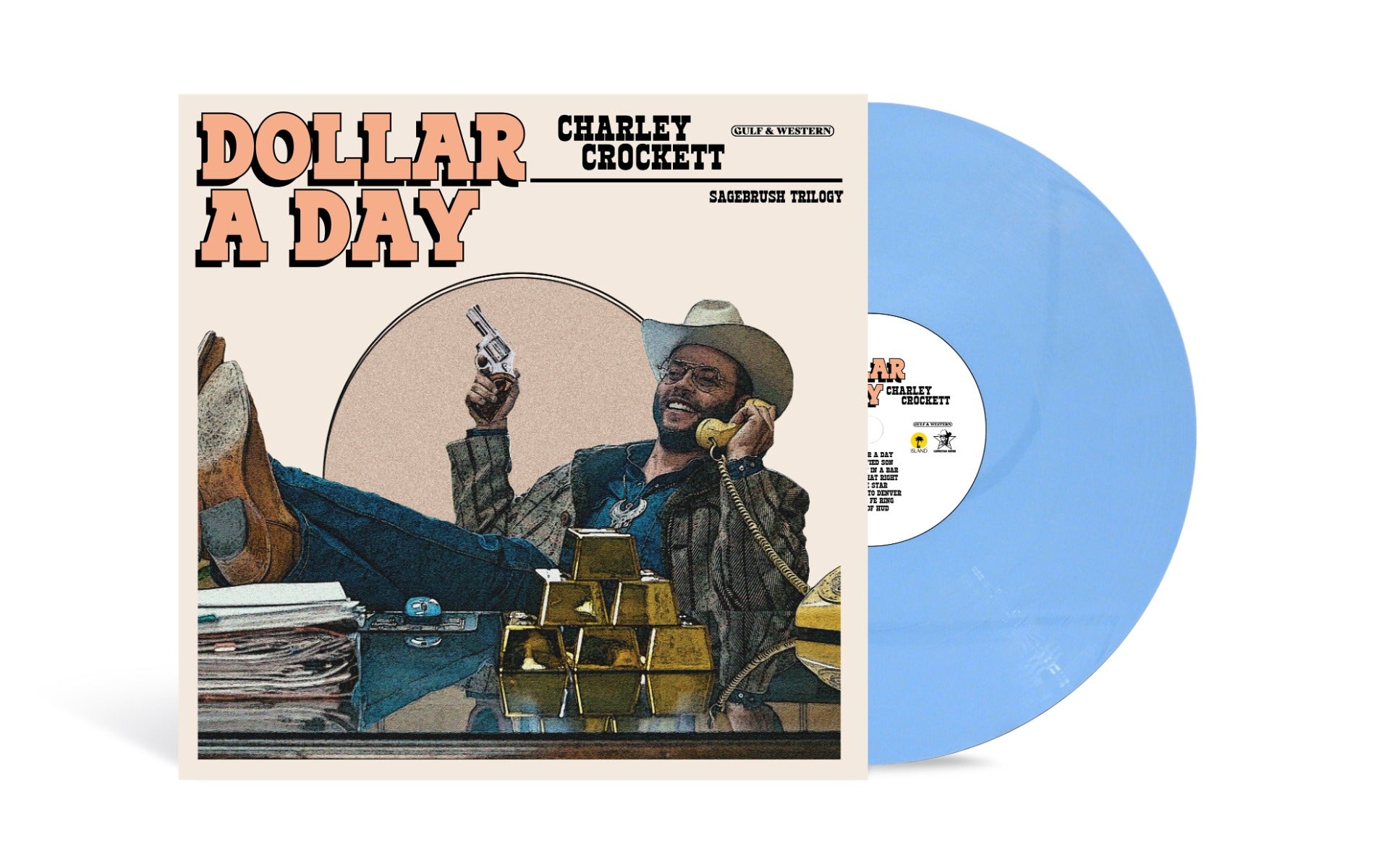 Charley Crockett - Dollar A Day (Indie Exclusive) [Pale Cornflower Blue Vinyl]