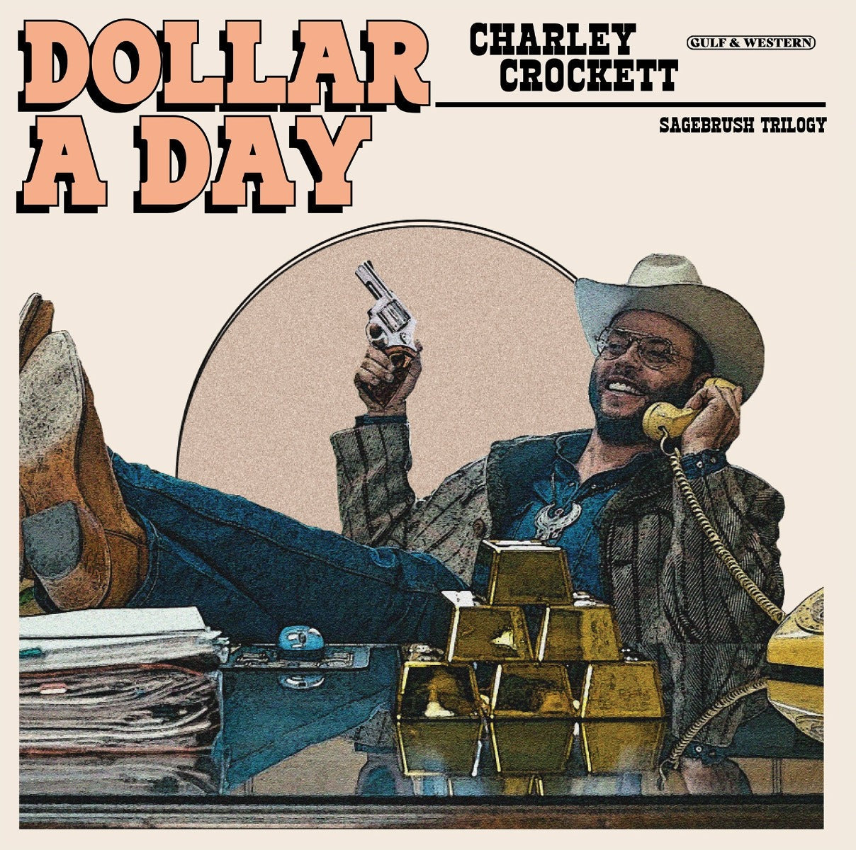 Charley Crockett - Dollar A Day (Indie Exclusive) [Pale Cornflower Blue Vinyl]