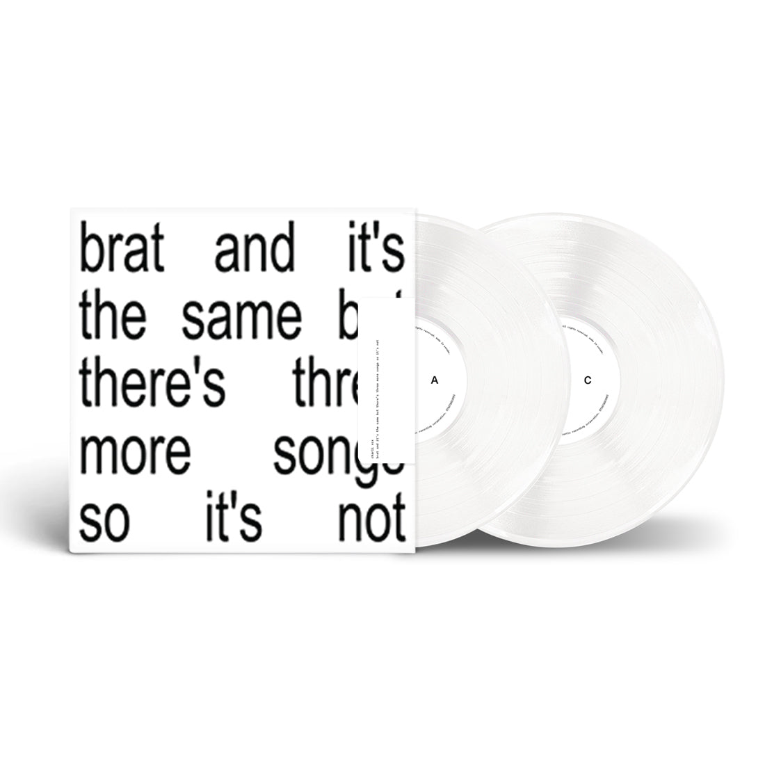 Charli XCX - Brat and It’s the Same But There’s Three More Songs So It’s Not (Colored Vinyl, White) (2LP)