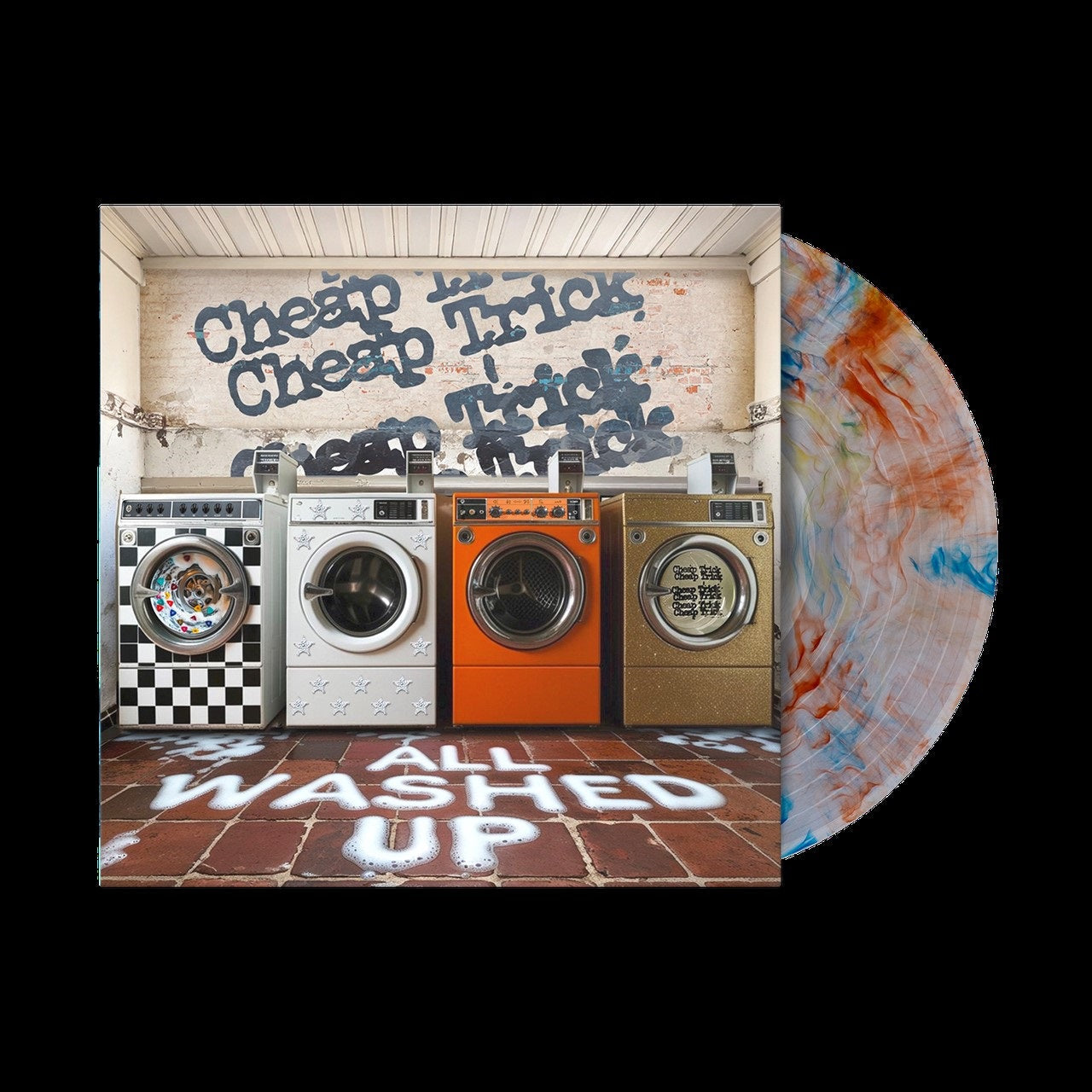 Cheap Trick - All Washed Up [Orange/Blue Marble LP] (Vinyl)