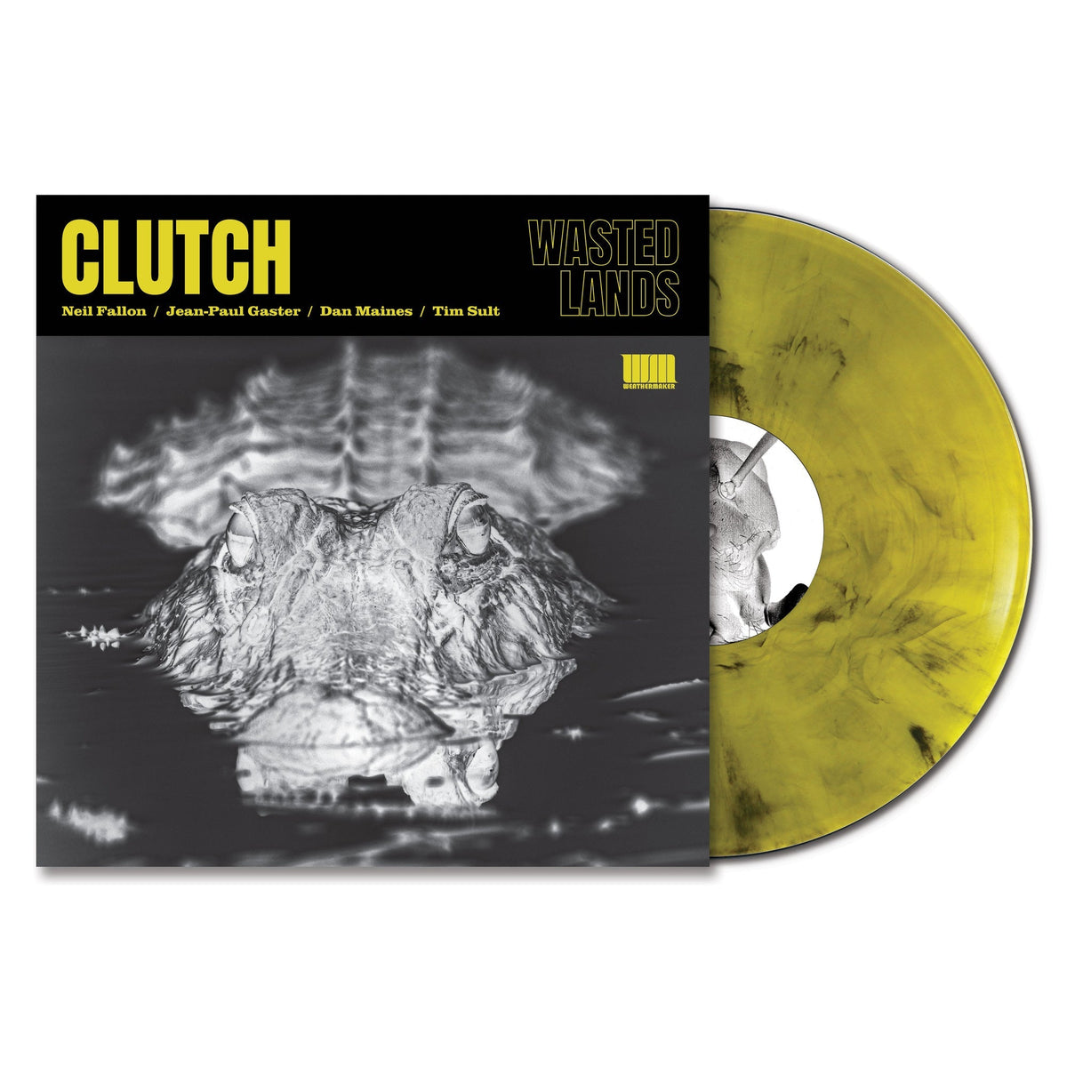 Clutch - Wasted Lands (Indie Exclusive) [Yellow Black Marble Vinyl]