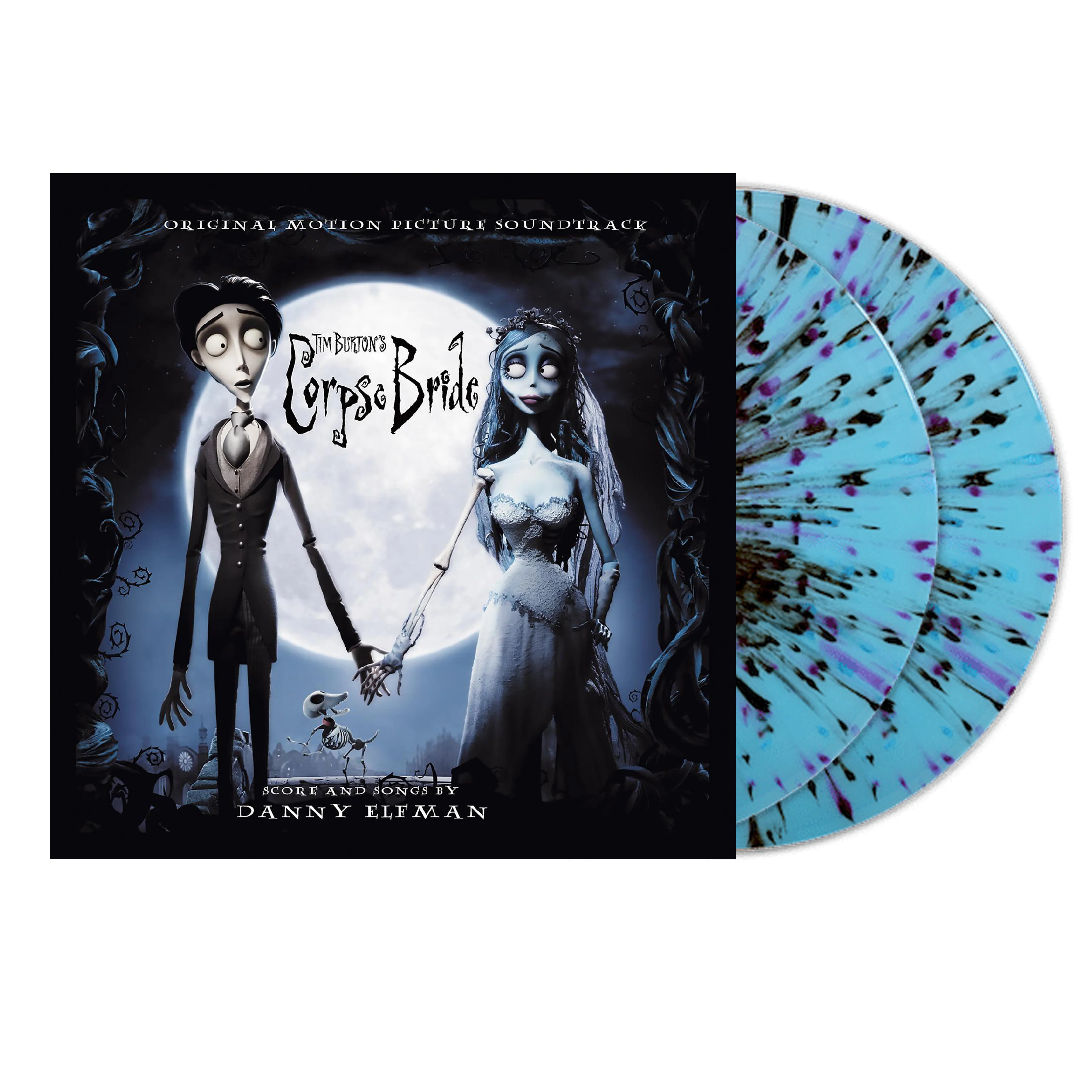 Danny Elfman - Corpse Bride - Original Motion Picture Soundtrack (2 LP Blue Moon With Purple & Black Ghost Splatter Vinyl)