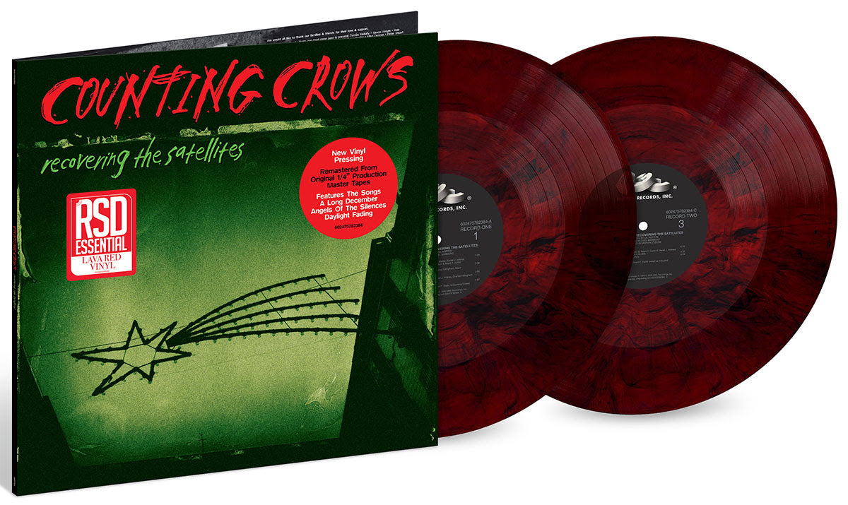 Counting Crows - Recovering The Satellites (Indie Exclusive) [Lava Red Vinyl] [2LP]