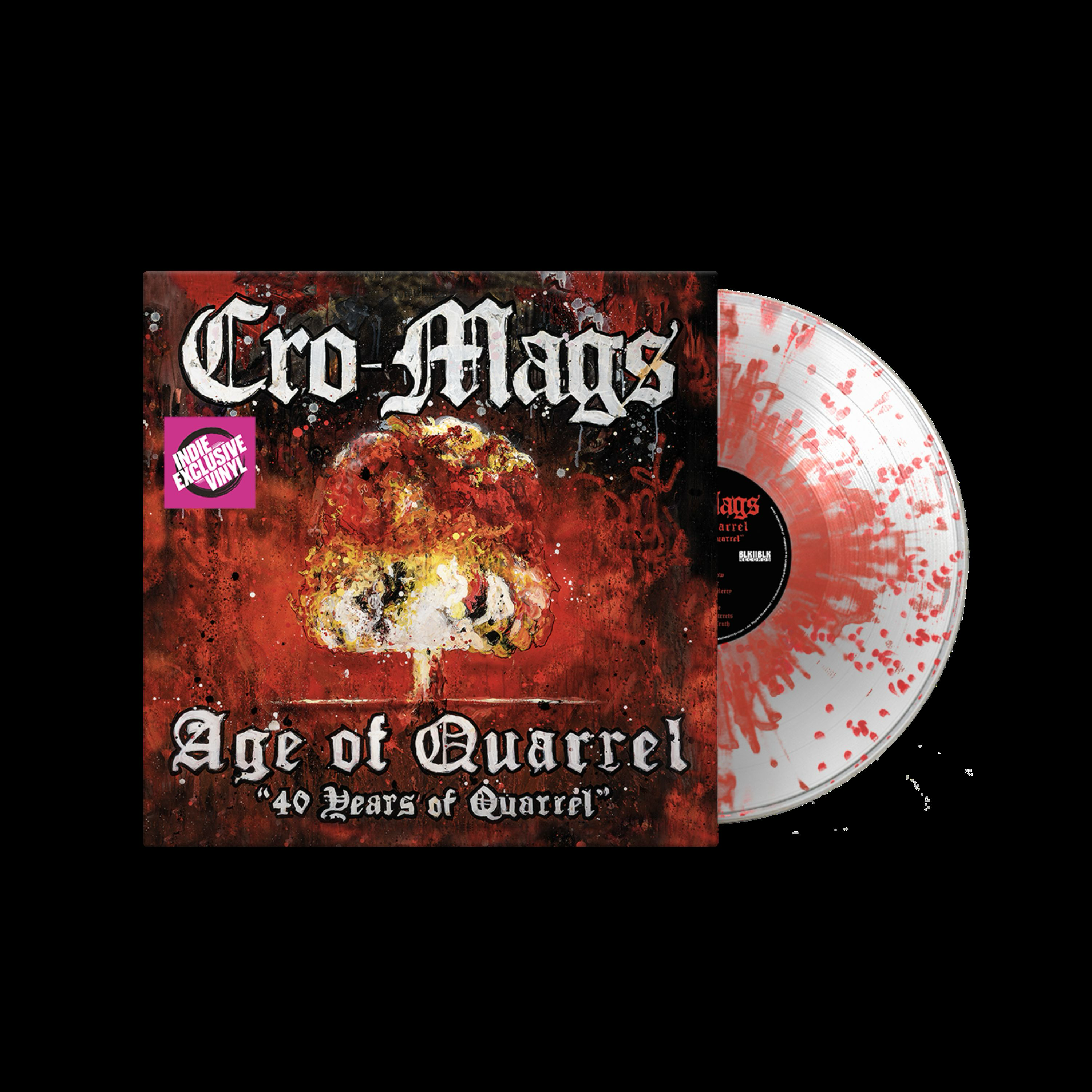 Cro-Mags - Age Of Quarrel: 40 Years Of Quarrel (Indie Exclusive) [Crystal Red Splatter Vinyl]