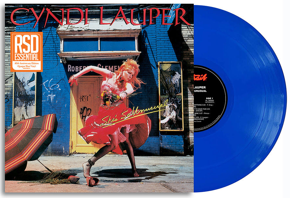 Prder Cyndi Lauper - She’s So Unusual (Indie Exclusive RSD Essential, Opaque Blue Vinyl)