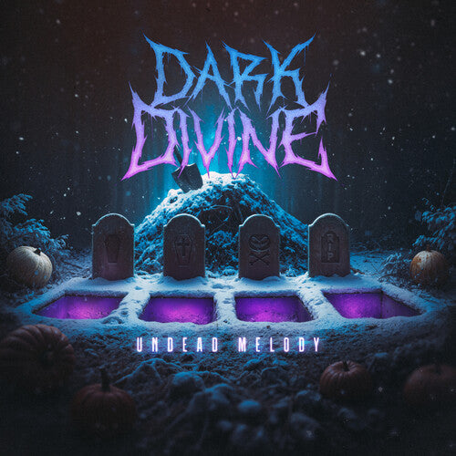 Dark Divine - Undead Melody [Purple & Black Butterfly W/ Blue & White Splatter]