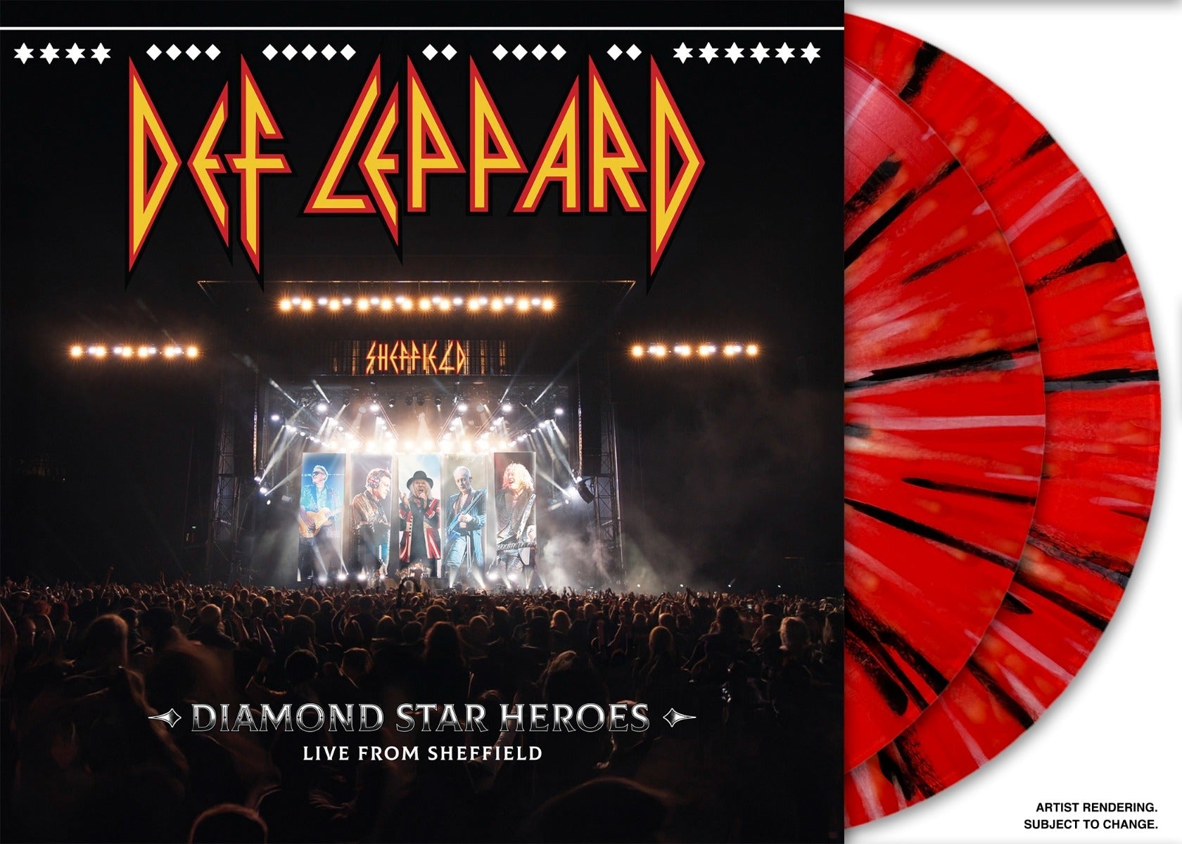 Def Leppard - Diamond Star Heroes: Live From Sheffield [180G Multicolor Splatter 2LP] [Half-Speed]