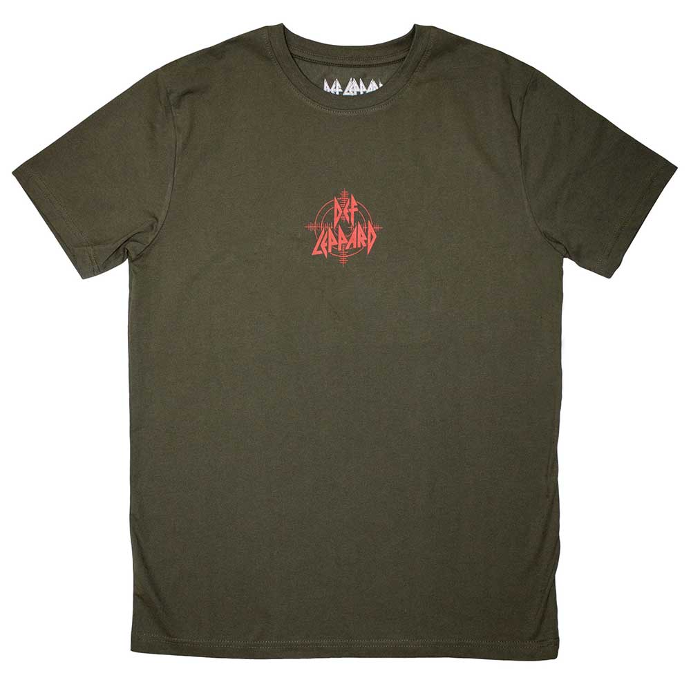 Def Leppard - Mini Target Logo Green
