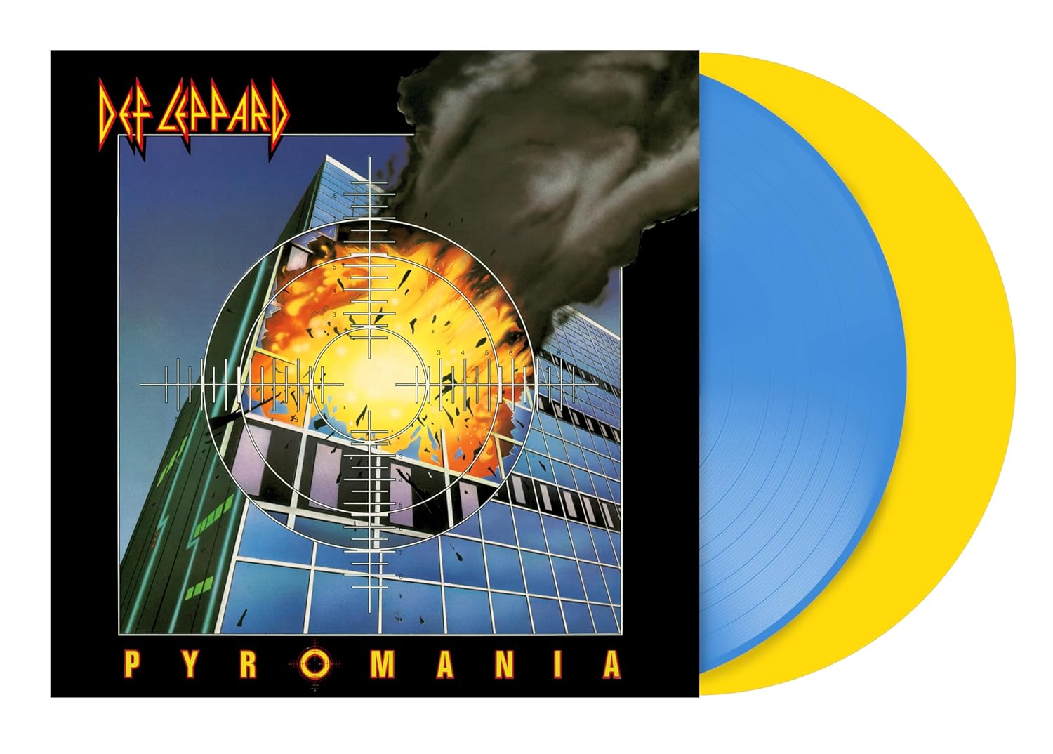 Def Leppard - Pyromania: 40th Anniversary Edition (Limited Edition, Blue & Yellow Colored Vinyl) [Import] (2 Lp's) (Vinyl)