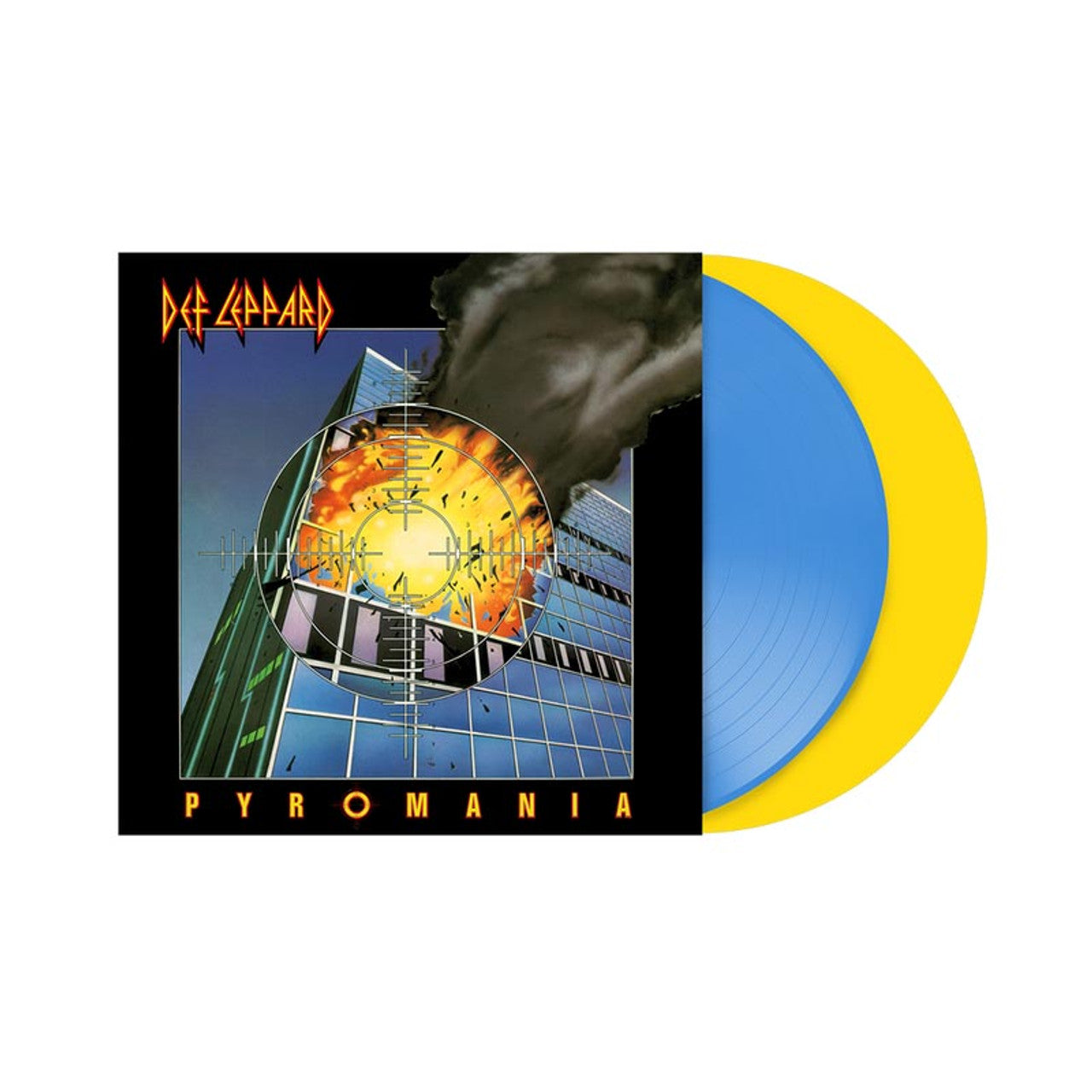 Order Def Leppard - Pyromania: 40th Anniversary (Limited 2xLP Blue & Yellow Vinyl)