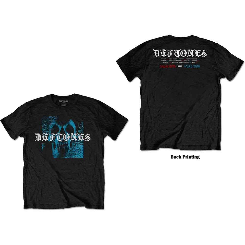 Deftones - Static Skull Black