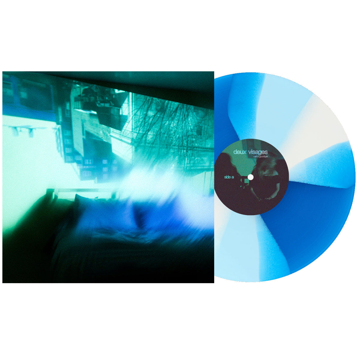 Deux Visages - Call It Goodbye (Indie Exclusive) [Blue W/ Baby Blue & White Twist]