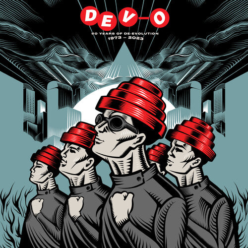 Order Devo - 50 Years Of De-Evolution 1973 2023 (ROCKTOBER EXCLUSIVE 2xLP Red and Blue Vinyl)
