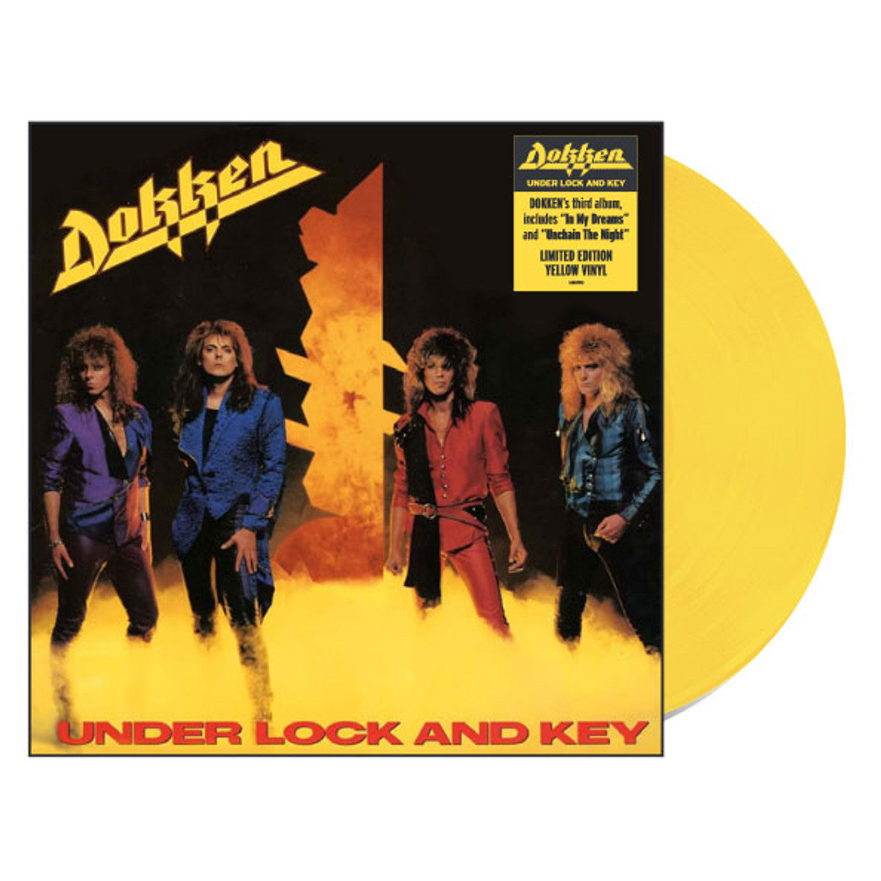 Order Dokken - Under Lock and Key (Canary Yellow Vinyl)