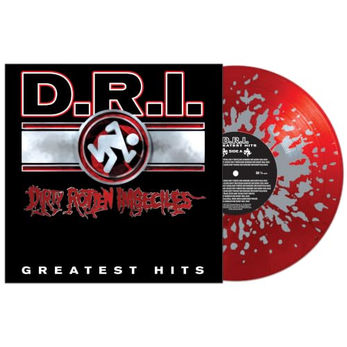 D.R.I. - Greatest Hits (Limited Edition) [Red/Silver Splatter Vinyl]