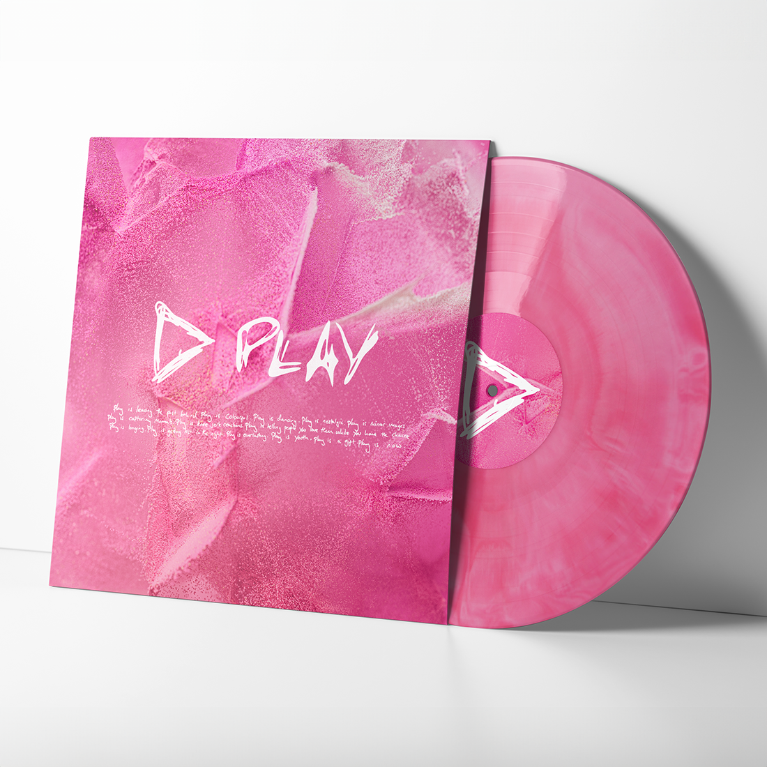 Ed Sheeran - Play (Indie Exclusive) (White & Pink Marbled Vinyl)