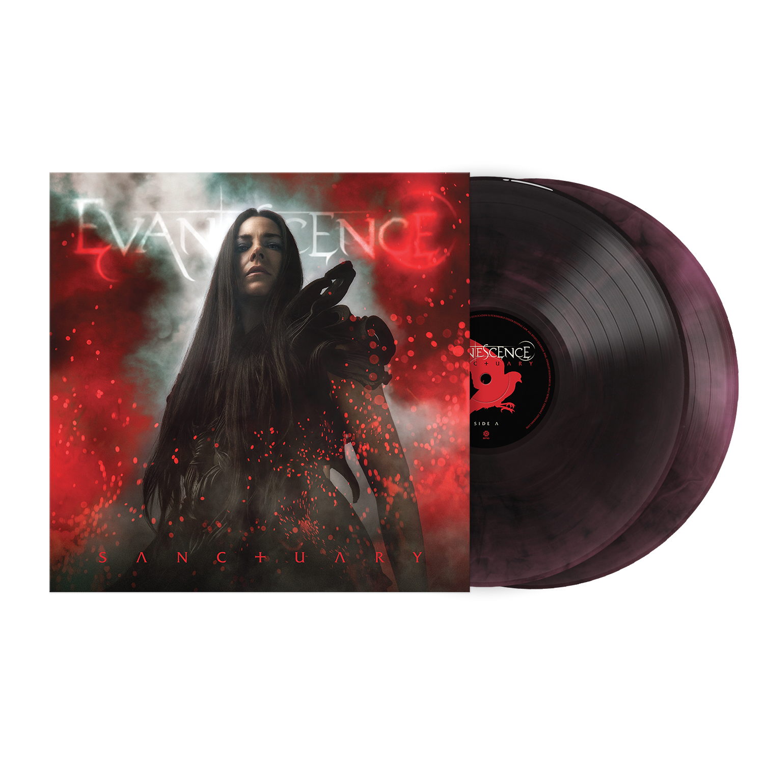 Evanescence - Sanctuary (Indie Exclusive) [Deep Purple & Black Marble] [2LP]