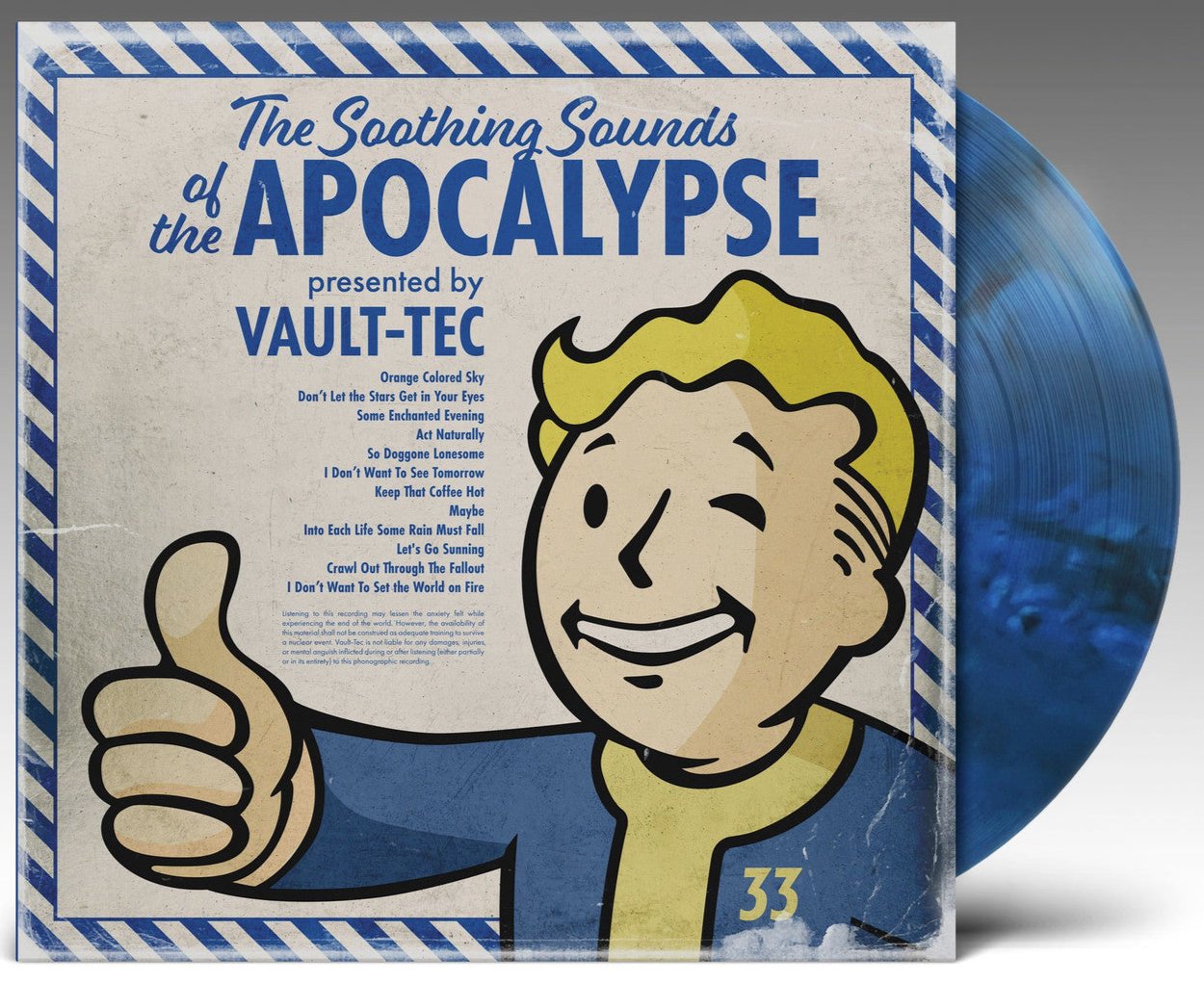 Order Fallout: The Soothing Sounds Of The Apocalypse Soundtrack (Blue Smoke Vinyl)